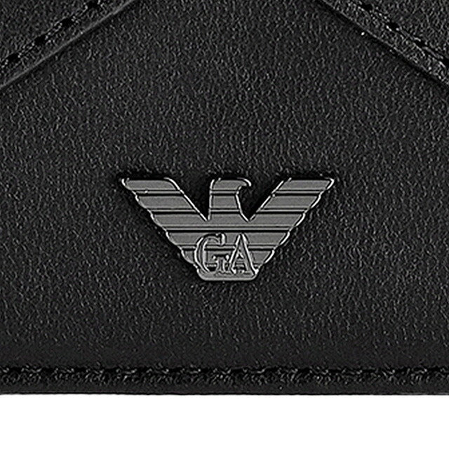 エンポリオ・アルマーニ カードケース メンズ ブランド EMPORIO ARMANI EM003602-AF19365 UC001 ブラック 定期入れ 高級 おしゃれ プレゼント 実用的
