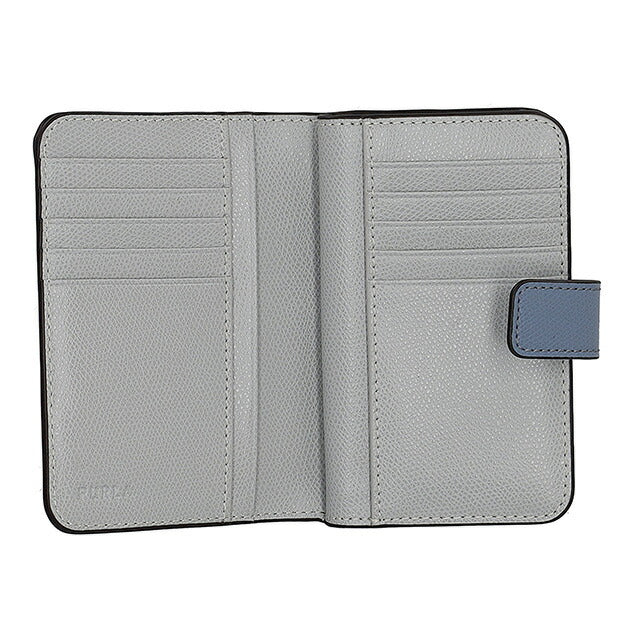 フルラ 二つ折り財布 レディース ブランド FURLA レザー WP00314-ARE000 4352S ブルー/グレー ウォレット 高級 おしゃれ プレゼント 実用的