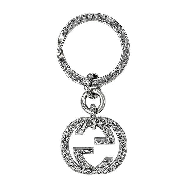 グッチ キーリング メンズ レディース ブランド GUCCI 455308-J8400 シルバー 455308-J8400-0811