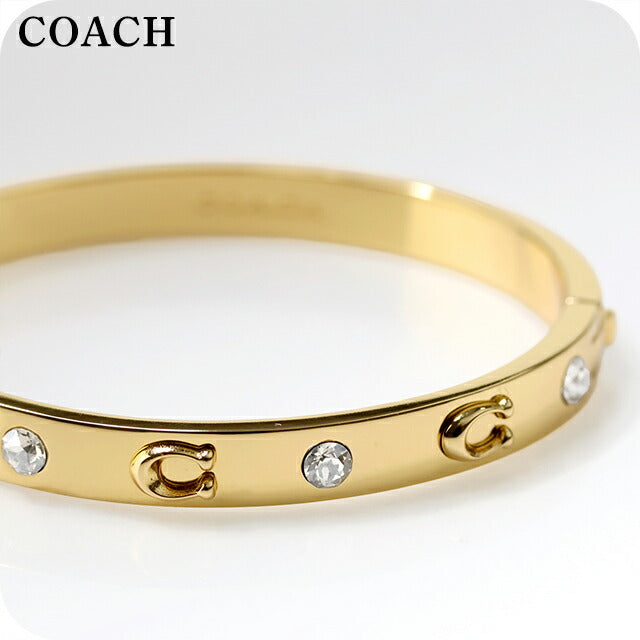 コーチ バングル レディース ブランド COACH ロゴ 455892 GLD 710 ゴールド アクセサリー 455892GLD710