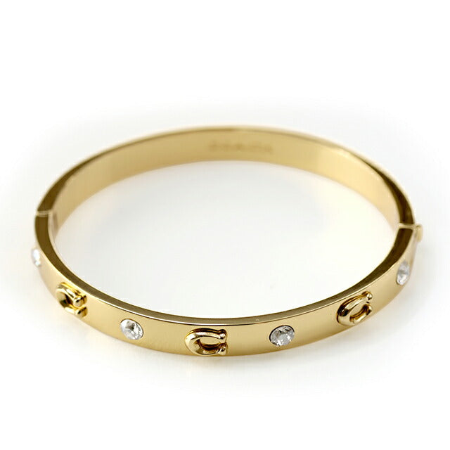 コーチ バングル レディース ブランド COACH ロゴ 455892 GLD 710 ゴールド アクセサリー 455892GLD710