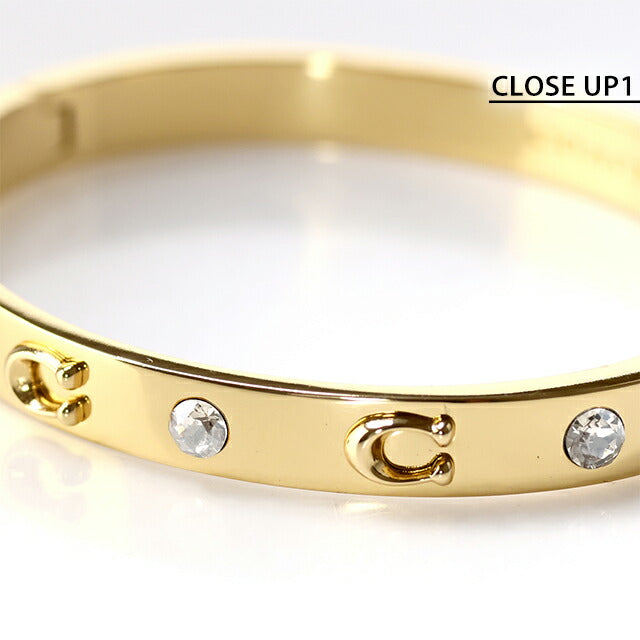 コーチ バングル レディース ブランド COACH ロゴ 455892 GLD 710 ゴールド アクセサリー 455892GLD710