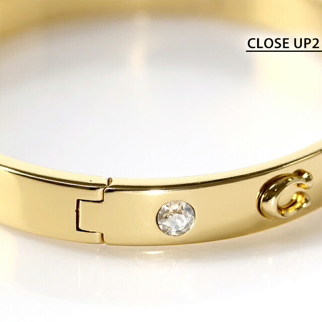 コーチ バングル レディース ブランド COACH ロゴ 455892 GLD 710 ゴールド アクセサリー 455892GLD710