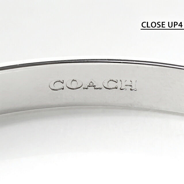 コーチ バングル レディース ブランド COACH ロゴ 455892 RHO 030 シルバー アクセサリー 455892RHO030