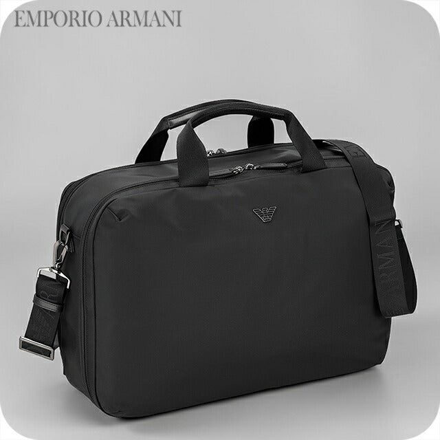 EMPORIO ARMANI ブラックボストンバッグ アルマーニ EMPORIO ARMANI エンポリオ アルマーニ EA7 バッグ ボストンバッグ