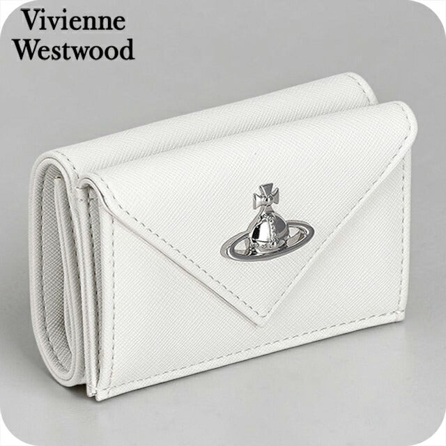 Vivienne Westwood 三つ折り財布　白　ホワイト Vivienne Westwood - 新品 ヴィヴィアン ウエストウッド Vivienne