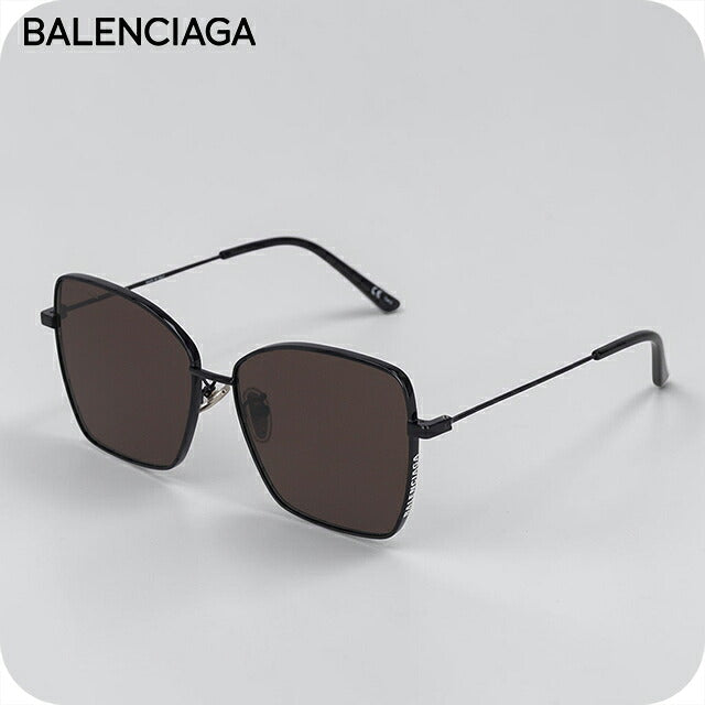 バレンシアガ サングラス レディース ブランド BALENCIAGA Italy BB0196SA 001 ブラック