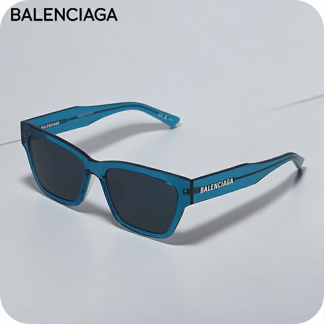 バレンシアガ サングラス レディース ブランド BALENCIAGA Italy BB0307SA 004 ブルー