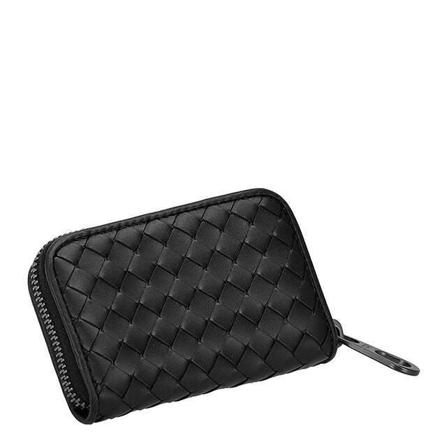ボッテガ・ヴェネタ コインケース メンズ ブランド BOTTEGA VENETA レザー 473010-V47W1 1275 ブラック 小銭入れ 小さい 高級 おしゃれ プレゼント 実用的
