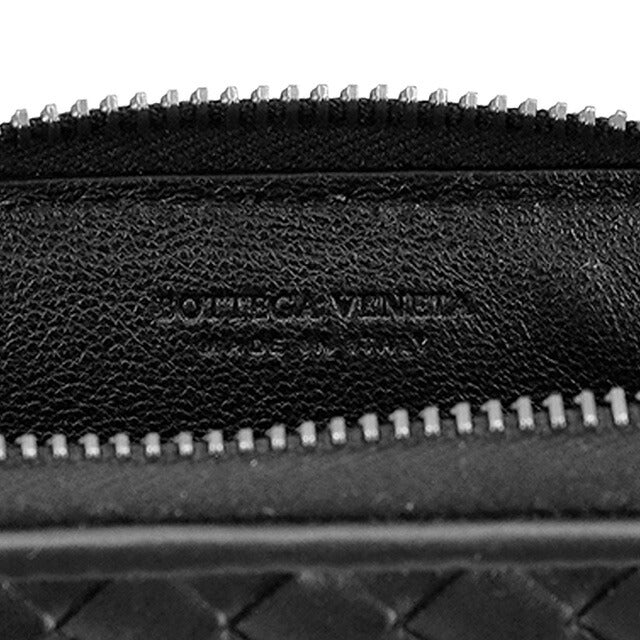 ボッテガ・ヴェネタ コインケース メンズ ブランド BOTTEGA VENETA レザー 473010-V47W1 1275 ブラック 小銭入れ 小さい 高級 おしゃれ プレゼント 実用的