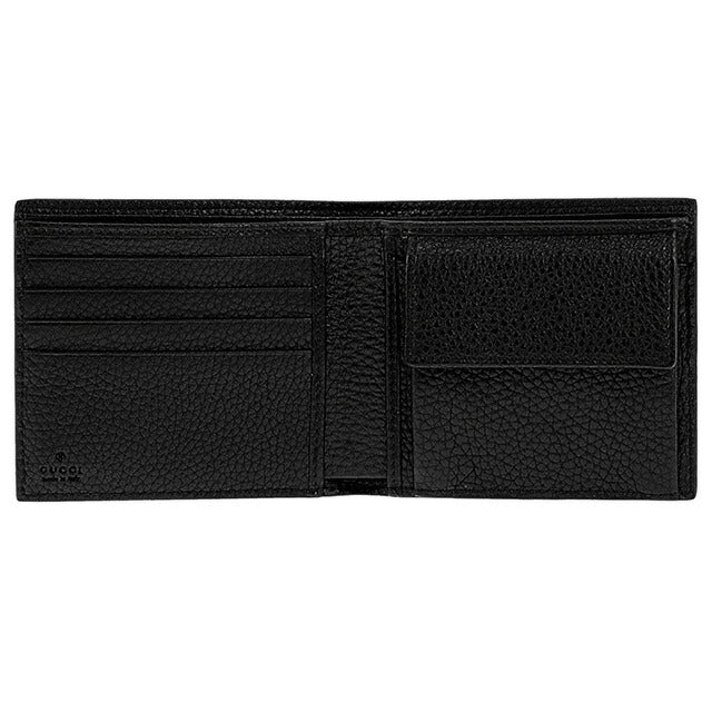 グッチ 二つ折り財布 メンズ レディース ブランド GUCCI 523155-96IWG 8745 ブラウン ウォレット 高級 おしゃれ プレゼント 実用的