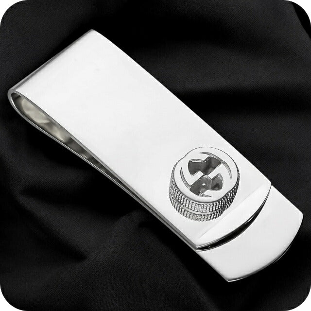 グッチ マネークリップ メンズ ブランド GUCCI 499062-J8400 シルバー 499062-J8400-8106