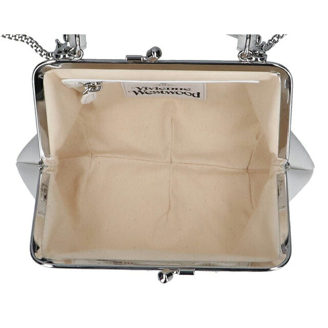 ヴィヴィアン ウエストウッド ハンドバッグ レディース ブランド Vivienne Westwood がま口 2WAY 4B010007W OFF-WHITE ビビアン 4B010007W-S0021-A404