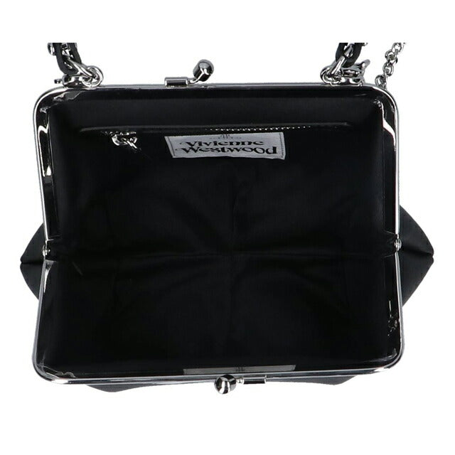 ヴィヴィアン ウエストウッド ハンドバッグ レディース ブランド Vivienne Westwood がま口 2WAY 4B010007W BLACK ビビアン 4B010007W-S0021-N401