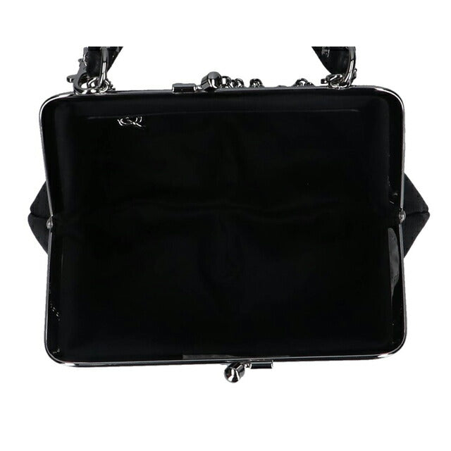ヴィヴィアン ウエストウッド ショルダーバッグ レディース ブランド Vivienne Westwood がま口 2WAY 4B01001DW BLACK ビビアン 4B01001DW-S000D-N403