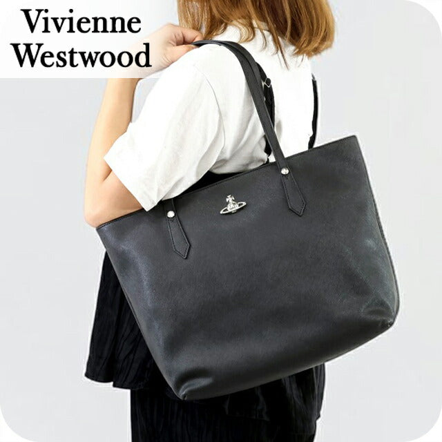 ヴィヴィアン ウエストウッド トートバッグ レディース ブランド Vivienne Westwood 4D010002U L008V N401 ブラック ビビアン 4D010002U-L008V-N401