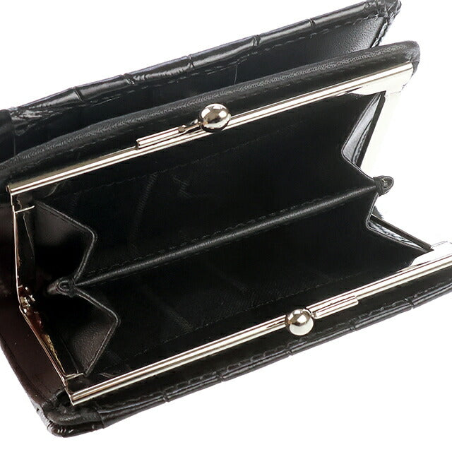 Vivienne Westwood 双折钱包 双折钱包女式 Vivienne Westwood 浮雕鳄鱼皮搭扣徽标 51010020U L0039 N401 51010020U-L0039-N401