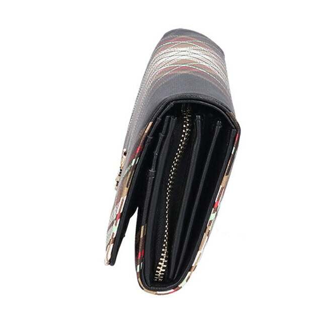ヴィヴィアン ウエストウッド 長財布 レディース ブランド Vivienne Westwood ダービー ロゴ 51060025U D101 TARTAN BROWN BLACK 財布 51060025U-D101