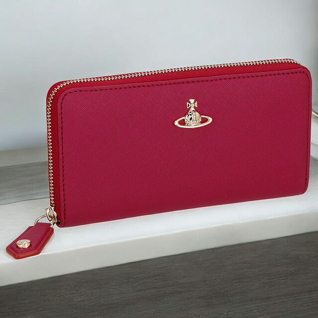 ヴィヴィアン・ウエストウッド 長財布 レディース ブランド Vivienne Westwood 5106005BW レッド 5106005BWSAFFPL-RED-H411