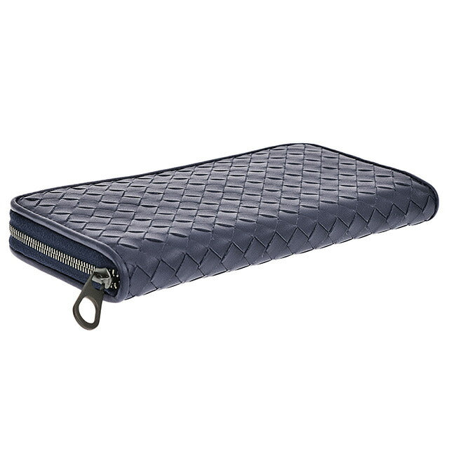 ボッテガ・ヴェネタ 長財布 メンズ レディース ブランド BOTTEGA VENETA レザー 510643-V4651 ネイビー 510643-V4651-4013
