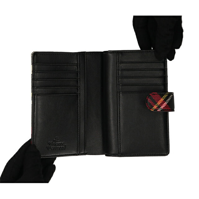 ヴィヴィアン ウエストウッド 二つ折り財布 二折財布 レディース ブランド Vivienne Westwood 51080028 S0012 O101 マルチカラー ビビアン 51080028-S0012-O101