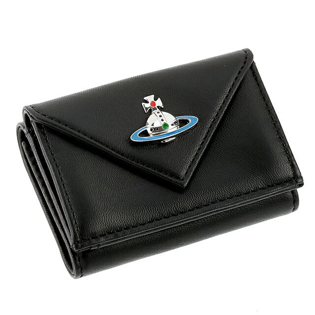 Vivienne Westwood 三折钱包 三折钱包 女士 Vivienne Westwood NAPPA 皮革钱包 徽标 51150009 L001L N403 51150009-L001L-N403