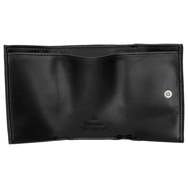 ヴィヴィアン・ウエストウッド 三つ折り財布 レディース ブランド Vivienne Westwood 5115002EW ブラック 5115002EWSAFFPL-BLK-N402