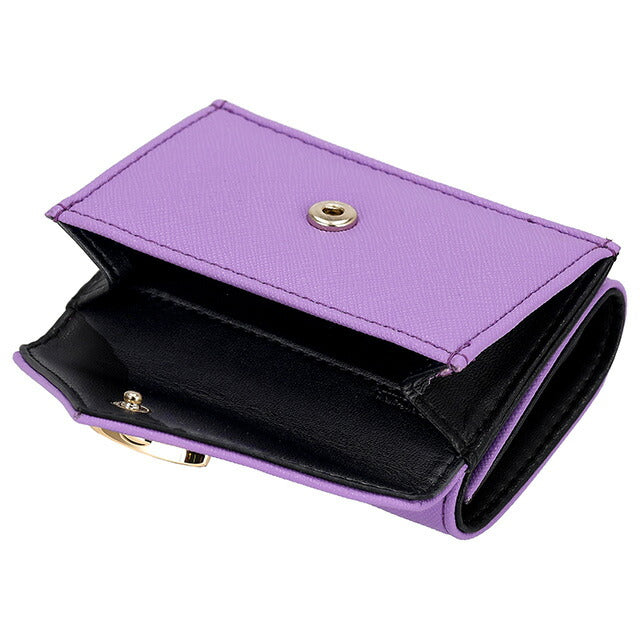 ヴィヴィアン・ウエストウッド 三つ折り財布 レディース ブランド Vivienne Westwood 5115002EW ライラック 5115002EWSAFFPL-LIL-J405