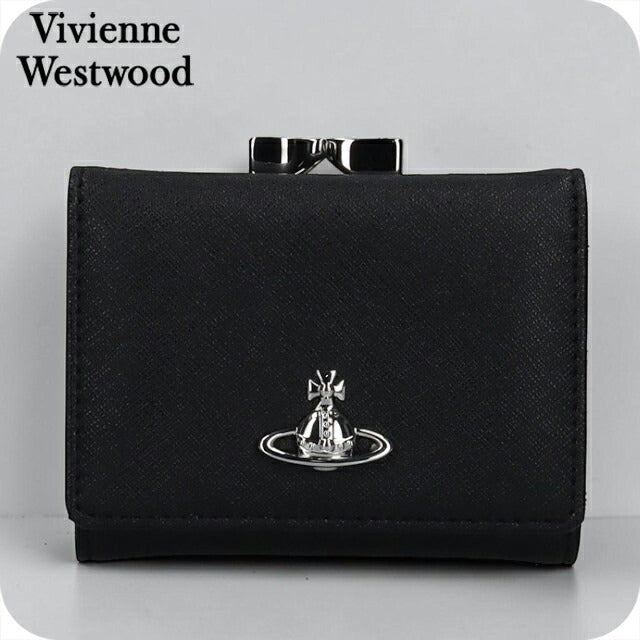 ヴィヴィアン ウエストウッド 三つ折り財布 三折財布 レディース ブランド Vivienne Westwood 5115002MW BLACK ビビアン 5115002MW-S0021-N401
