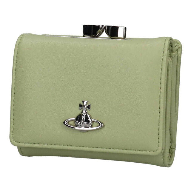 ヴィヴィアン ウエストウッド 三つ折り財布 三折財布 レディース ブランド Vivienne Westwood 5115002MW PASTEL GREEN ビビアン 5115002MW-S0026-M404