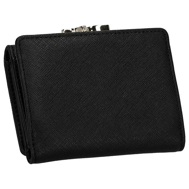 ヴィヴィアン・ウエストウッド 三つ折り財布 レディース ブランド Vivienne Westwood レザー 5115002MW ブラック 5115002MWSAFF-BLK-N402