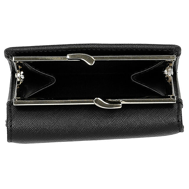 ヴィヴィアン・ウエストウッド 三つ折り財布 レディース ブランド Vivienne Westwood レザー 5115002MW ブラック 5115002MWSAFF-BLK-N402