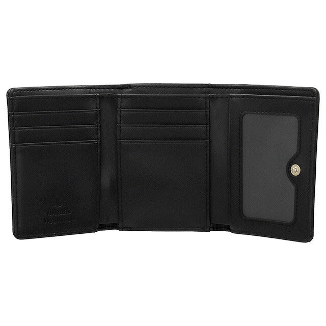 ヴィヴィアン・ウエストウッド 三つ折り財布 レディース ブランド Vivienne Westwood 5115002MW ブラック 5115002MWSAFFPL-BLK-N402