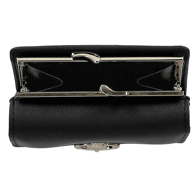 ヴィヴィアン・ウエストウッド 三つ折り財布 レディース ブランド Vivienne Westwood 5115002MW ブラック 5115002MWSAFFPL-BLK-N402