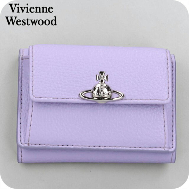 ヴィヴィアン ウエストウッド 三つ折り財布 三折財布 レディース ブランド Vivienne Westwood 5115002TW LILAC ビビアン 5115002TW-S000D-J402