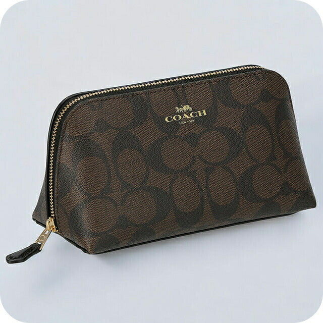 コーチ ポーチ レディース ブランド COACH 53385 IMAA8 1 ブラウン 53385-IMAA8-1