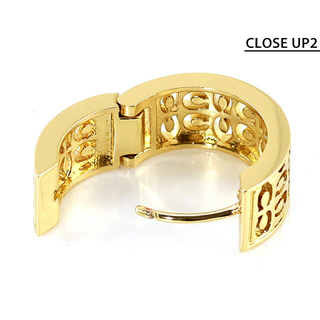 Coach earrings ladies brand COACH logo hoop for both ears 541366GLD710 gold accessories 541366GLD710