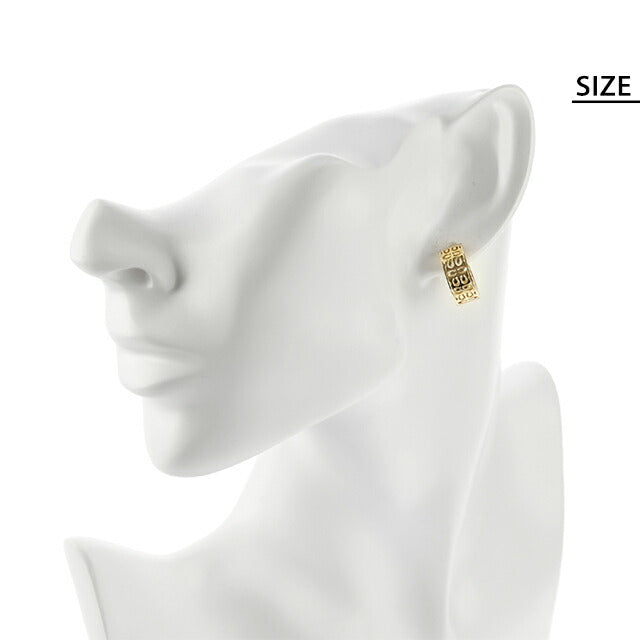 Coach earrings ladies brand COACH logo hoop for both ears 541366GLD710 gold accessories 541366GLD710