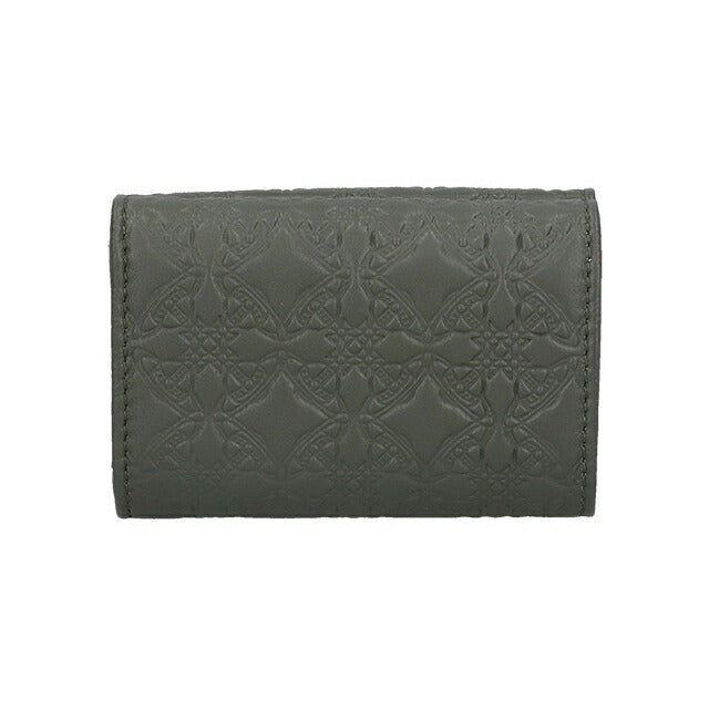 ヴィヴィアン ウエストウッド 三つ折り財布 レディース ブランド Vivienne Westwood エンボスドナッパ ロゴ 5115002FW L003E M405 GREEN 5115002FW-L003E-M405