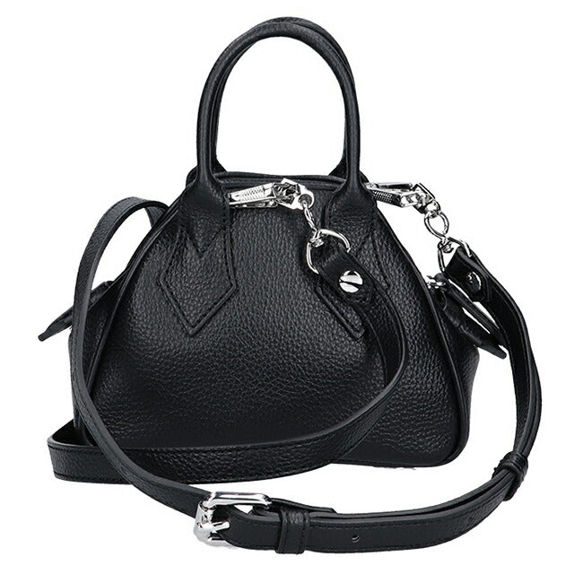 ヴィヴィアン ウエストウッド ハンドバッグ レディース ブランド Vivienne Westwood ピーユーグレイン ロゴ 2WAY 5C010006W S000D N403 5C010006W-S000D-N403