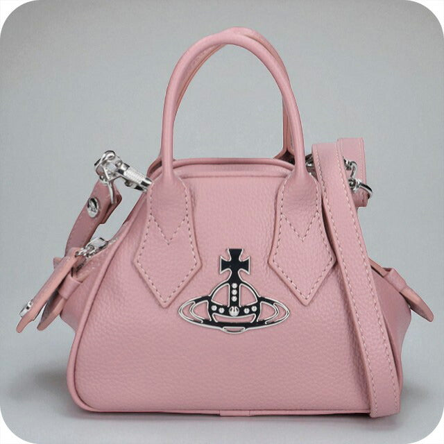 ヴィヴィアン ウエストウッド ハンドバッグ レディース ブランド Vivienne Westwood ピーユーグレイン ロゴ 2WAY 5C010006W S000D G402 5C010006W-S000D-G402