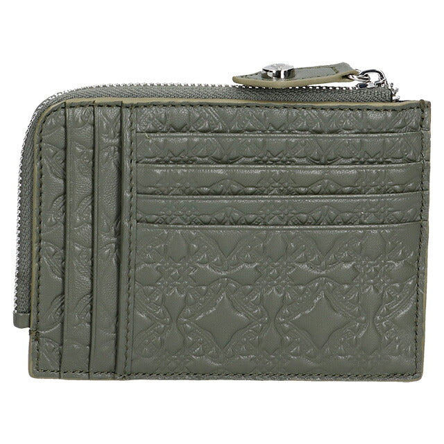 ヴィヴィアン ウエストウッド コインケース レディース ブランド Vivienne Westwood エンボスドナッパ ロゴ 54020008U L003E M405 GREEN 54020008U-L003E-M405