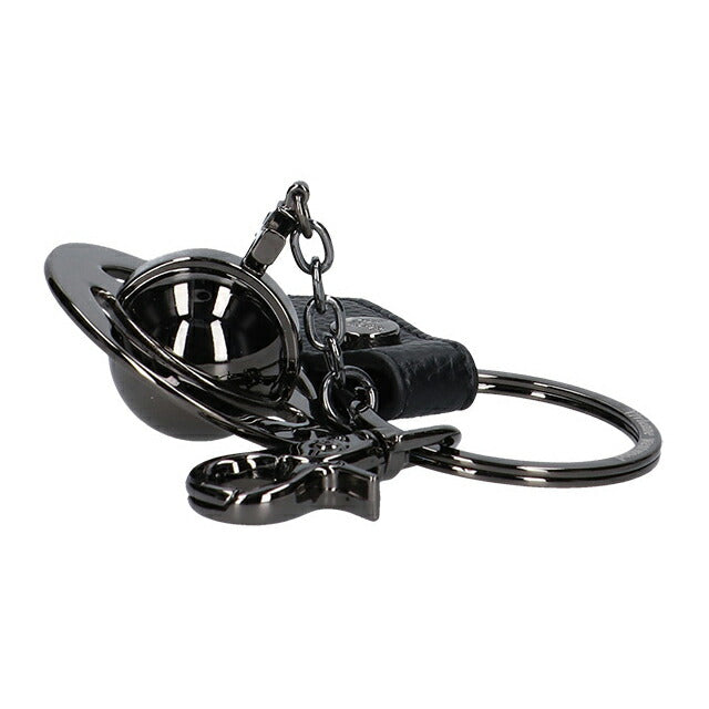 ヴィヴィアン ウエストウッド キーホルダー レディース Vivienne Westwood ガジェット キーリング 鍵 ロゴ 8203011IU OM0014 N403 ガンメタル 8203011IU-OM0014-N403