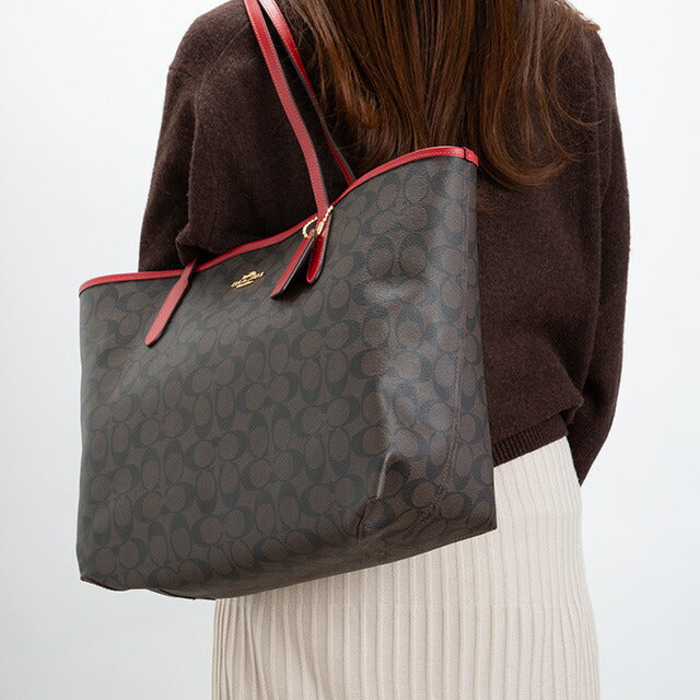 コーチ トートバッグ レディース ブランド COACH 5696 ダークブラウン 5696-IMRVQ-1