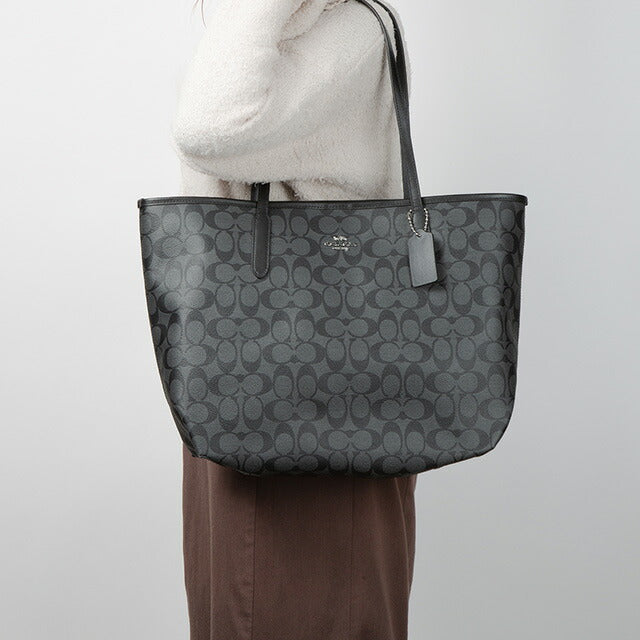 コーチ トートバッグ レディース ブランド COACH 5696 グレー 5696-SVTSQ-1