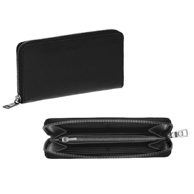 コーチ 長財布 レディース ブランド COACH レザー 58107 BLK 1 ブラック 58107-BLK-1