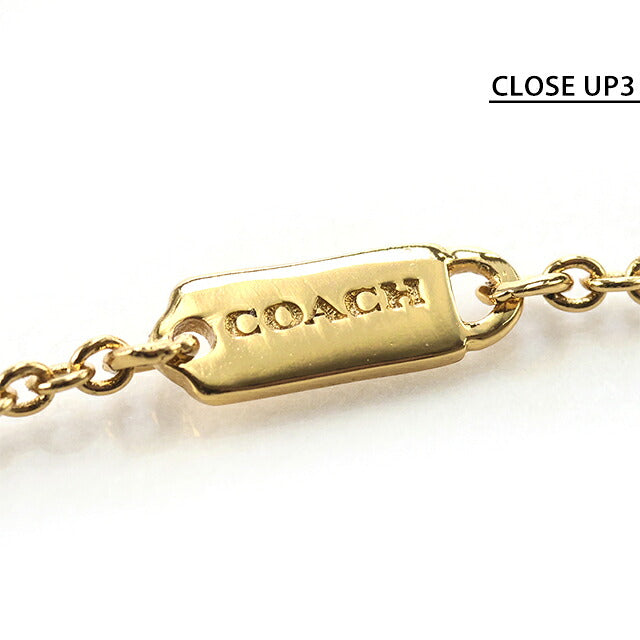 コーチ ネックレス レディース ブランド COACH シグネチャー C テクスチャード コイン 581274GLD710 ゴールド アクセサリー 581274GLD710