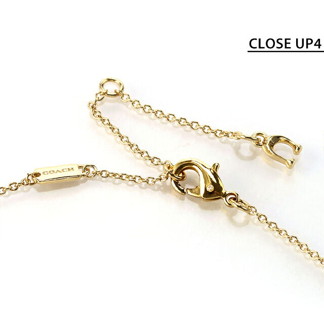コーチ ネックレス レディース ブランド COACH シグネチャー C テクスチャード コイン 581274GLD710 ゴールド アクセサリー 581274GLD710