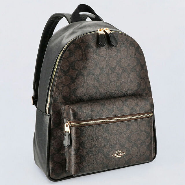 コーチ リュック メンズ レディース ブランド COACH シグネチャー 58314 IMAA8 1 ブラウン/ブラック 58314-IMAA8-1