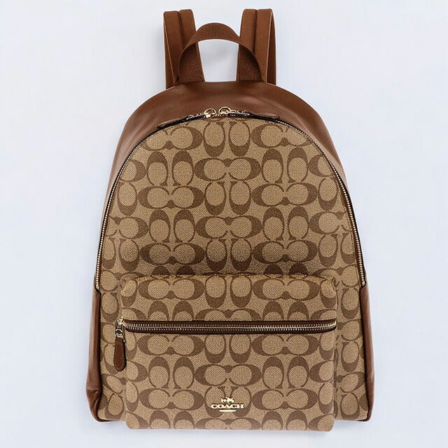 コーチ リュック メンズ レディース ブランド COACH シグネチャー 58314 IME74 1 ベージュ/ブラウン 58314-IME74-1